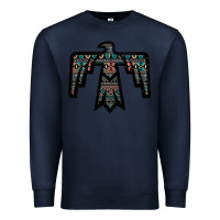 Navy Black Aztec Thunderbird Premium Sweatshirt - Bettercallsaul