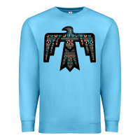 Ocean Blue Black Aztec Thunderbird Premium Sweatshirt - Bettercallsaul