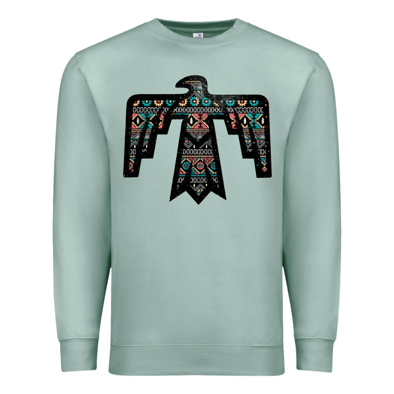 Black Aztec Thunderbird Premium Sweatshirt by Bettercallsaul | Teevron