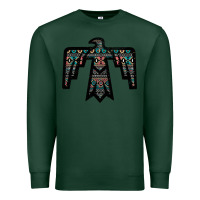Sports Green Black Aztec Thunderbird Premium Sweatshirt - Bettercallsaul