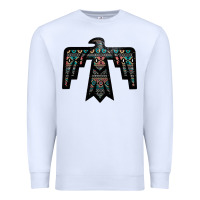 White Black Aztec Thunderbird Premium Sweatshirt - Bettercallsaul