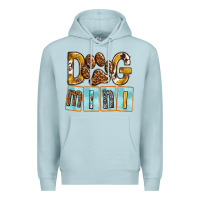 Blue Mist Dog Mini with Paw Premium Hoodie - texasbilliewilder