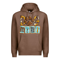 Chestnut Dog Mini with Paw Premium Hoodie - texasbilliewilder