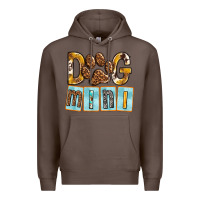 Coffee Dog Mini with Paw Premium Hoodie - texasbilliewilder