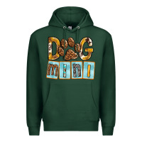 Sports Green Dog Mini with Paw Premium Hoodie - texasbilliewilder