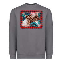 Storm Christmas gemstone leopard background Heavyweight Sweatshirt - AdoDesignShop