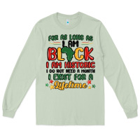 Matcha black history month malia Long Sleeve Tee - MaliasSmallBusiness