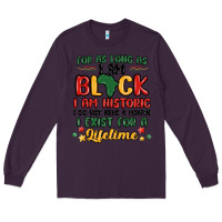 Plum black history month malia Long Sleeve Tee - MaliasSmallBusiness