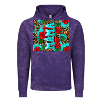 Cloud Purple rose leopard mama Vintage Hoodie - AdoDesignShop