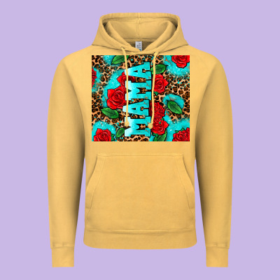 Rose Leopard Mama Vintage Hoodie Designed By Adodesignshop
