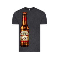 Vintage Black red beer bottle Vintage Tee - AdoDesignShop