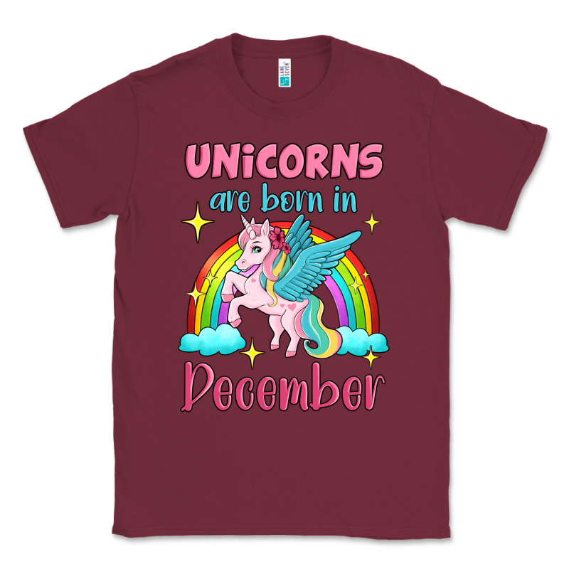 Unicorns Are Born In December Classic Tee by Jasminsmagicworld | Teevron