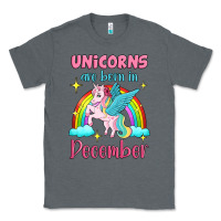 Charcoal Heather unicorns are born in december Classic Tee - Jasminsmagicworld