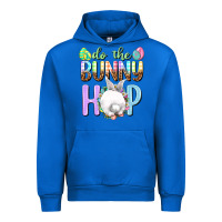 Cobalt Do the bunny hop Easter Day Urban Hoodie - HowdyJamesFarm