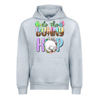 Heather Grey Do the bunny hop Easter Day Urban Hoodie - HowdyJamesFarm