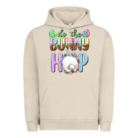 Pigment French Oak Do the bunny hop Easter Day Urban Hoodie - HowdyJamesFarm