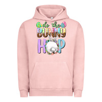 Pigment Salmon Do the bunny hop Easter Day Urban Hoodie - HowdyJamesFarm