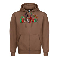 Chestnut faith cross merry christmas Zipper Hoodie - MaliasSmallBusiness
