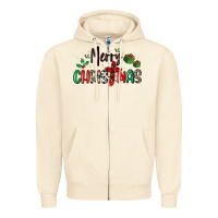 Sandshell faith cross merry christmas Zipper Hoodie - MaliasSmallBusiness