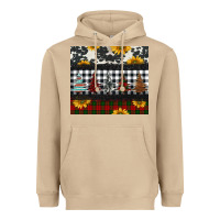 Mushroom christmas trees and sunflowers Heavyweight Hoodie - Jasminsmagicworld