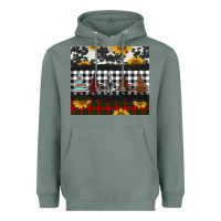 Sage christmas trees and sunflowers Heavyweight Hoodie - Jasminsmagicworld
