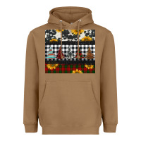 Toasted Coconut christmas trees and sunflowers Heavyweight Hoodie - Jasminsmagicworld