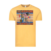 Vintage Mustard western usa soldier love tumbler Vintage Tee - Artiststas