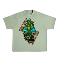 Oil Green cactus1 Urban Heavy Tee - JahusDesignShop