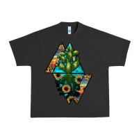 Pigment Black cactus1 Urban Heavy Tee - JahusDesignShop