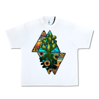 White cactus1 Urban Heavy Tee - JahusDesignShop
