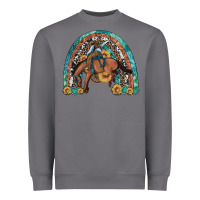 Storm bucking bronco rodeo rainbow Heavyweight Sweatshirt - Artiststas