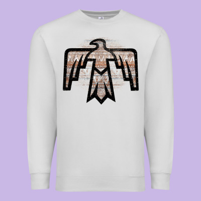 Western Light Aztec Thunderbird Premium Sweatshirt Designed By Bettercallsaul