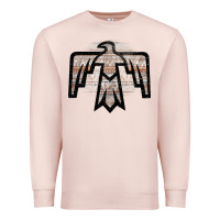 Pale Pink Western Light Aztec Thunderbird Premium Sweatshirt - Bettercallsaul