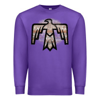 Purple Western Light Aztec Thunderbird Premium Sweatshirt - Bettercallsaul