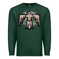 Sports Green Western Light Aztec Thunderbird Premium Sweatshirt - Bettercallsaul