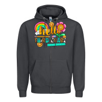 Smoke hello third grade Zipper Hoodie - NancyCooperArtShop