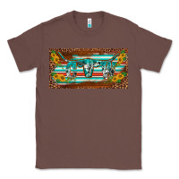 Chestnut western howdy cowgirl leopard serape   license plate template Classic Tee - BarkalooDesign