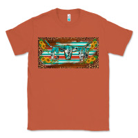Copper western howdy cowgirl leopard serape   license plate template Classic Tee - BarkalooDesign