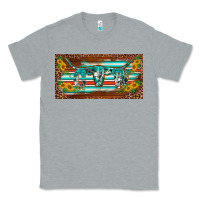 Heather Grey western howdy cowgirl leopard serape   license plate template Classic Tee - BarkalooDesign