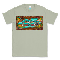 Matcha western howdy cowgirl leopard serape   license plate template Classic Tee - BarkalooDesign