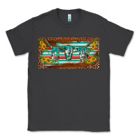 Smoke western howdy cowgirl leopard serape   license plate template Classic Tee - BarkalooDesign