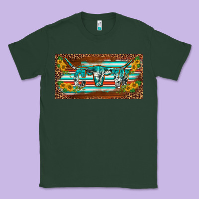 Western Howdy Cowgirl Leopard Serape   License Plate Template Classic Tee Designed By Barkaloodesign