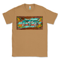 Toasted Coconut western howdy cowgirl leopard serape   license plate template Classic Tee - BarkalooDesign
