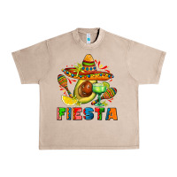 French Oak fıesta with avocado and sombrero Urban Heavy Tee - AdoDesignShop