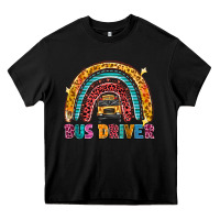 Black bus driver Heavy Core Tee - texasbilliewilder