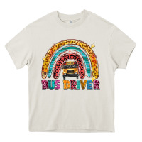 Cream bus driver Heavy Core Tee - texasbilliewilder