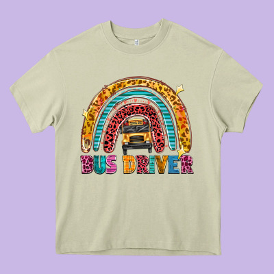 Bus Driver Heavy Core Tee Designed By Texasbilliewilder