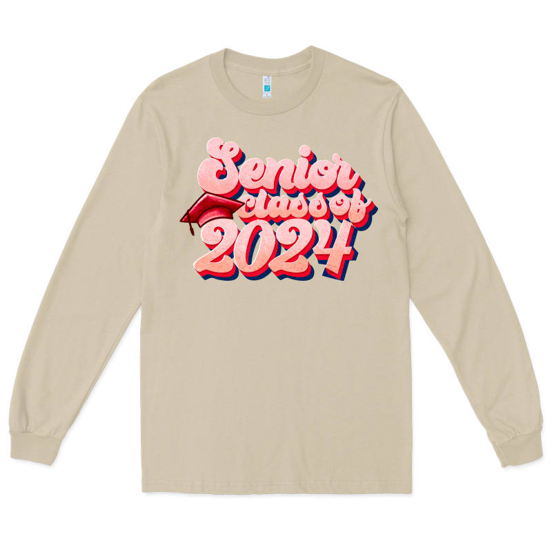 Senior Class Of 2024 Long Sleeve Tee by JahusDesignShop | Teevron