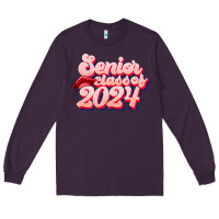 Plum senior class of 2024 Long Sleeve Tee - JahusDesignShop