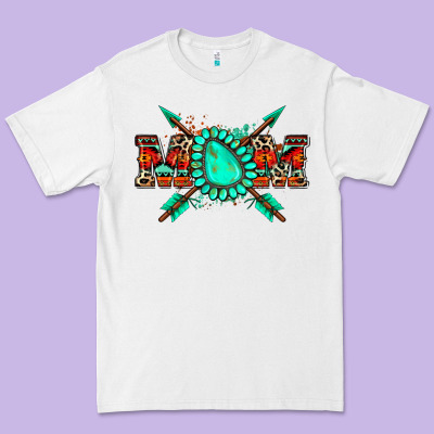 Aztec Mom Premium Tee Designed By Zillion Design Studio